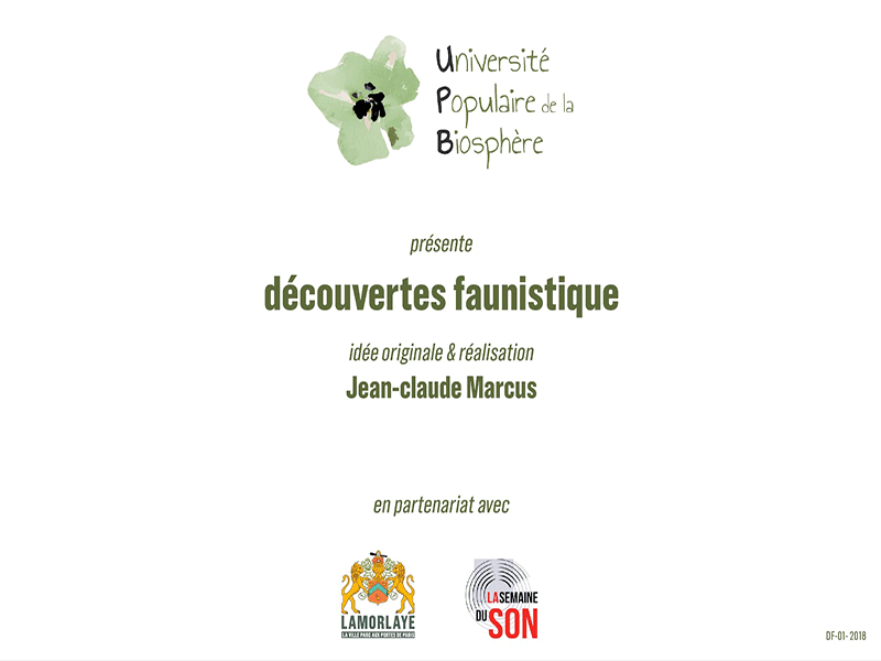 Parcours Faunistiques – PPF-01
